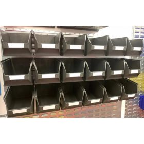   Horganyzott Fali Tartó (440X991mm) Színátállásos Mh4 Dobozokkal Vízszintes