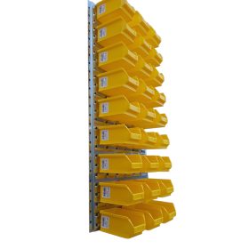 Horganyzott Fali Tartó (991X440mm) Sárga Mh5 Dobozokkal
