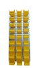 Horganyzott Fali Tartó (991X440mm) Sárga Mh5 Dobozokkal