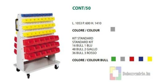 Gurulós Kézi Kocsi, 4 db Réselt Lemezzel, Dobozok Nélkül