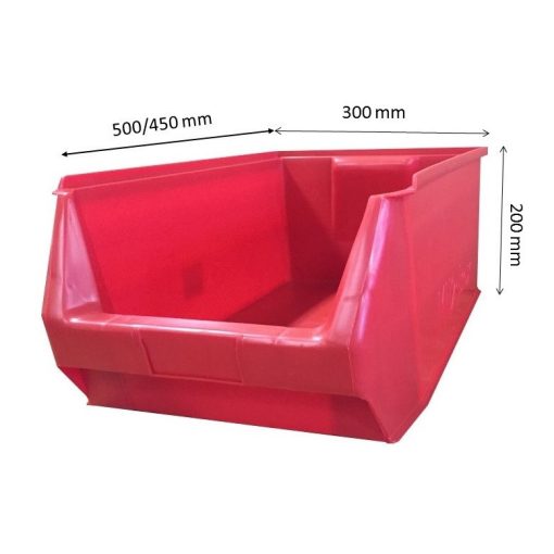 Mh2-Box Piros (500X300X200mm)