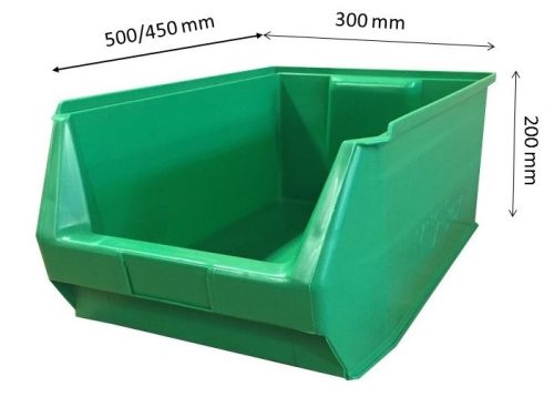 Mh2-Box Zöld (500X300X200mm)