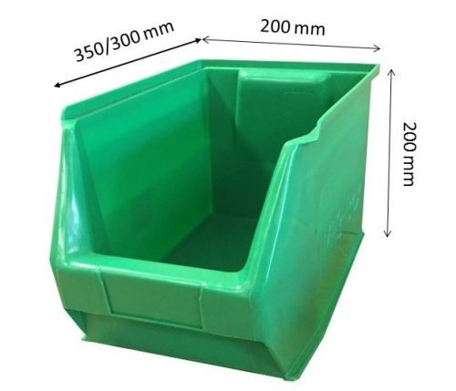 Mh3-Box Zöld (350X200X200mm)