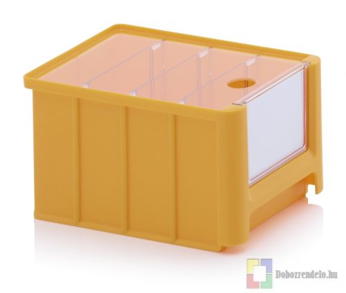 Nyitott Tárolódobozok Sk 3 Sárga SK 3-1028