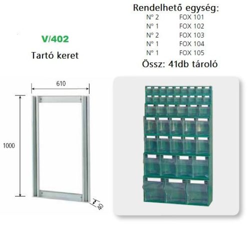 Fox V402 Keret (1000 mm)